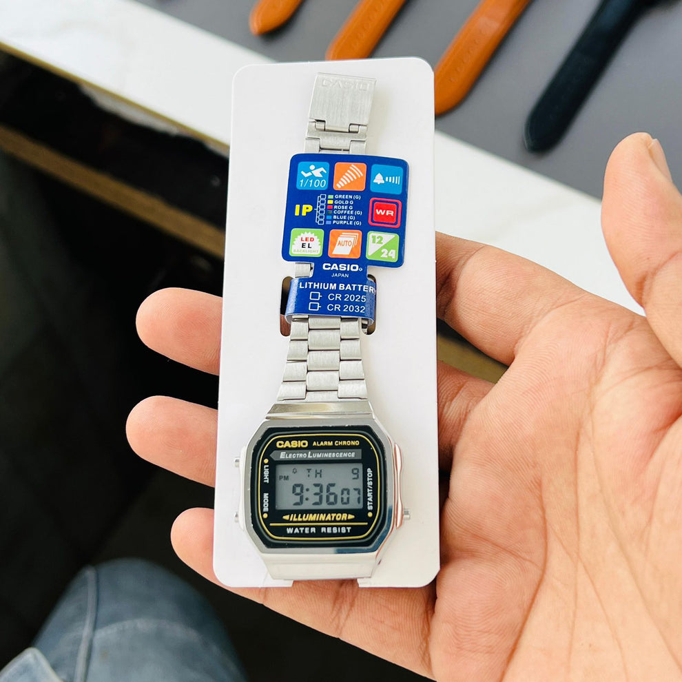 VINTAGE A168 UNISEX DIGITAL WATCH