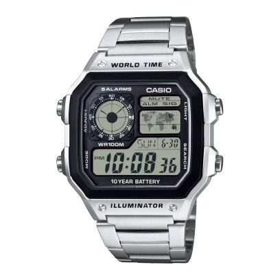 CASIO AE 1200 Illuminator - Silver Black