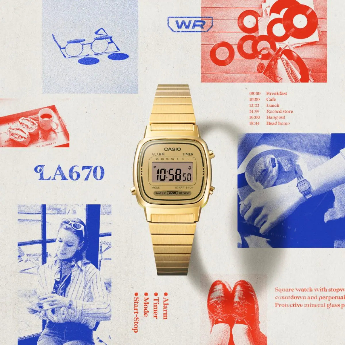CASIO-670-SMALL-DAIL GOLD