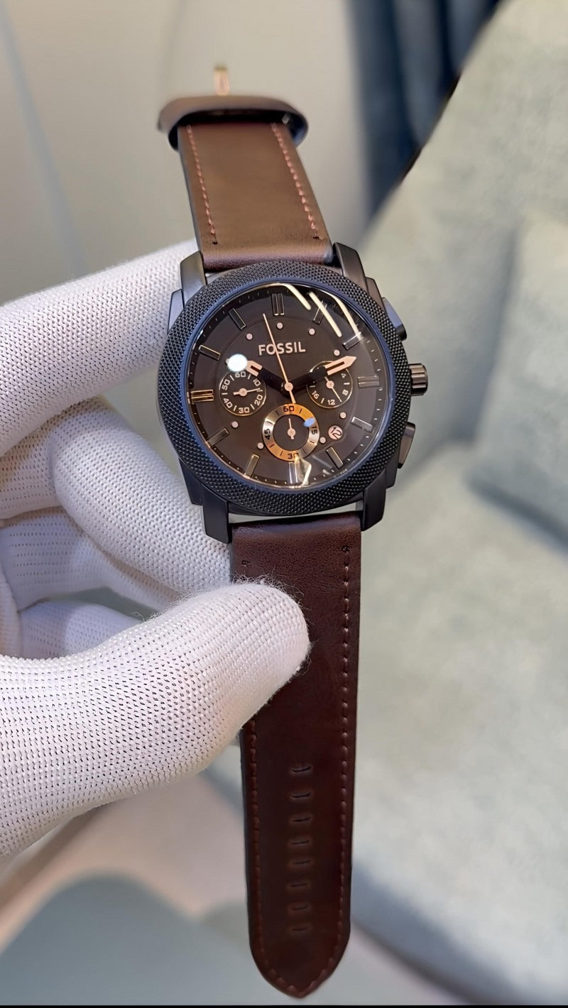FS4656 LEATHER BELT WATCH